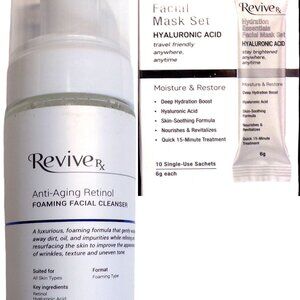 Revive RX - Foaming Cleanse, Essentials Facial Mask (Set of 2)